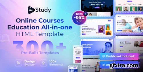 Themeforest - HiStudy - Online Courses &amp; Education Template 42846507 v1.1.0 - Nulled