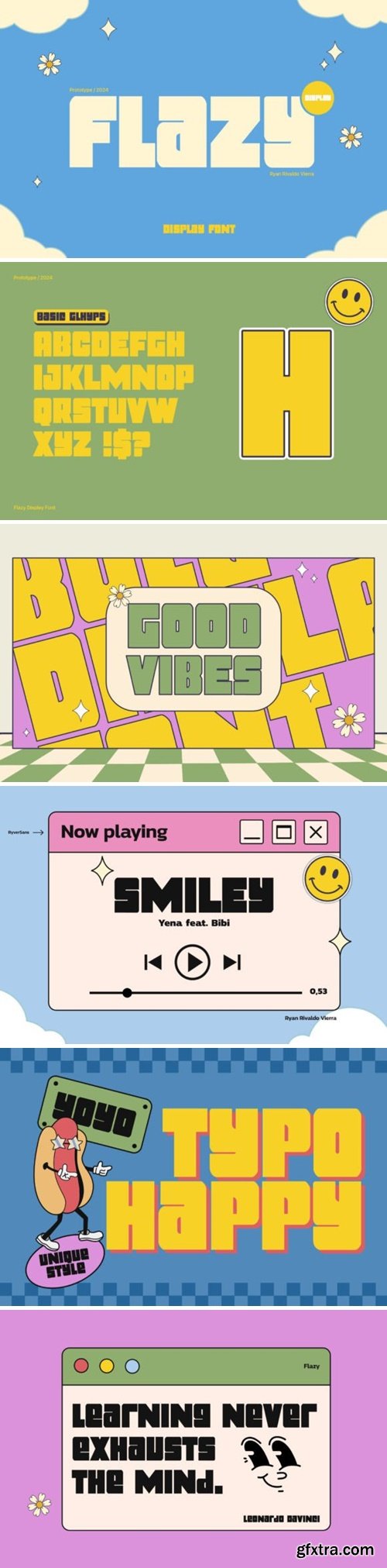 Flazy Font