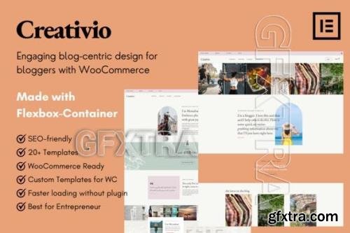 Creativio - Blogger & Entrepreneurs Elementor Template Kit 51692061 Creativio - Blogger & Entrepreneurs Elementor Template Kit 51692061