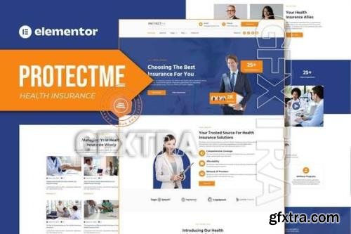 Protectme - Health Insurance Elementor Template Kit 51624061