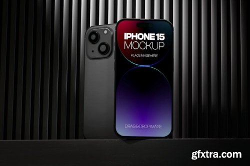 iPhone 15 Mockup Collections 11xPSD
