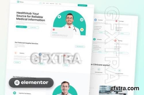 Clinicare - Elementor Template Kit Health & Medical Websites 51479219