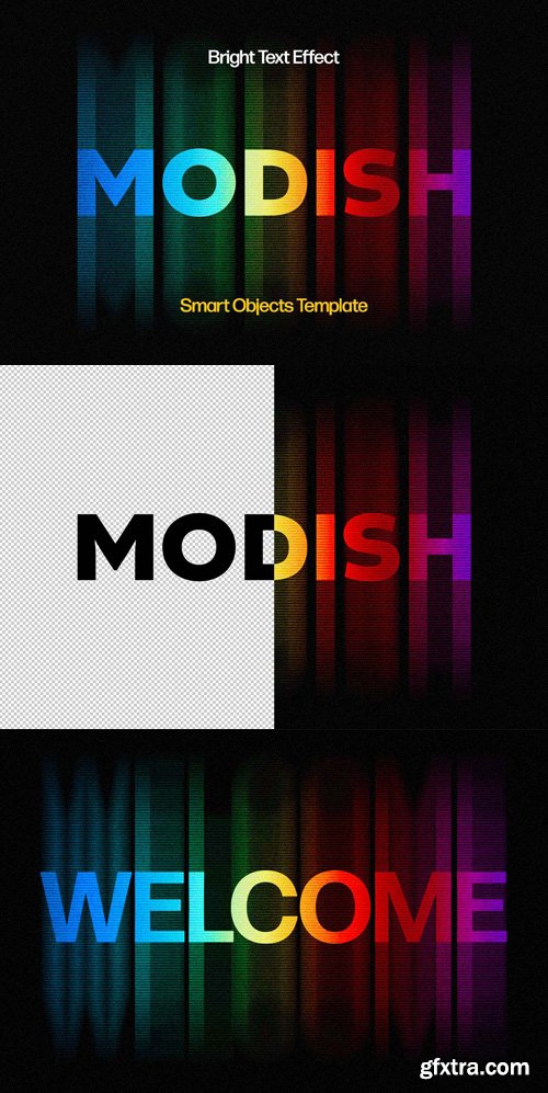 Modish - Bright Text Effect for Photoshop