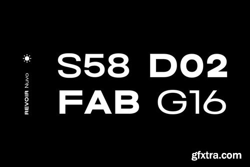 REVOIR - Modern Display / Techno Font Family QJBSJP5 REVOIR - Modern Display / Techno Font Family QJBSJP5