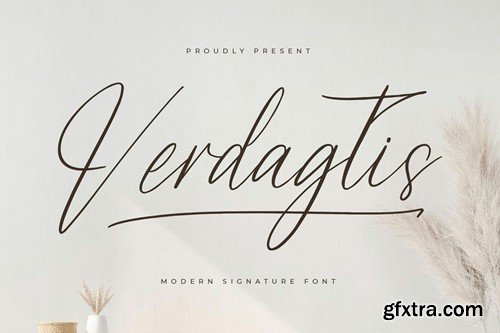 Verdagtis Modern Handwritten Font 2ZAG3U2