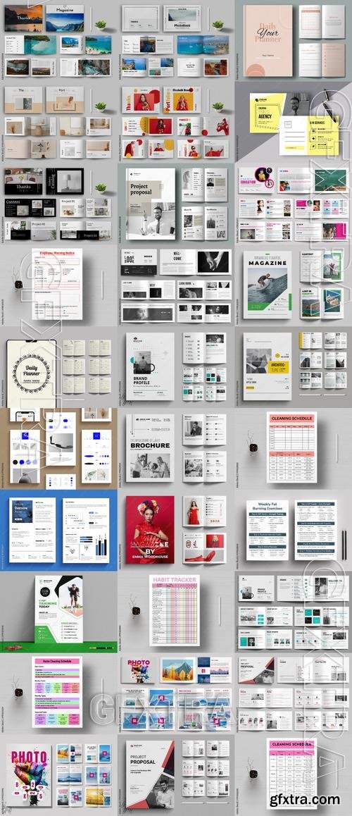 30 Indesign Templates Bundle 17 by Adobestock
