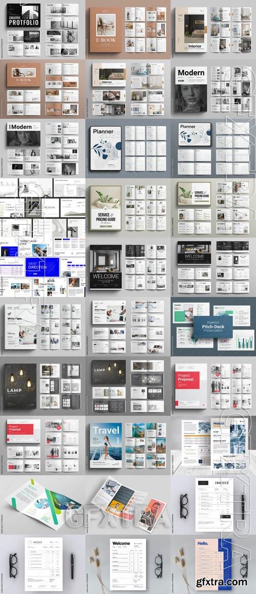 30 Indesign Templates Bundle 20 by Adobestock
