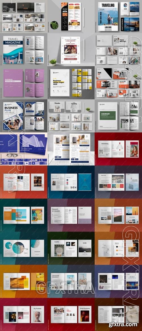 30 Indesign Templates Bundle 21 by Adobestock