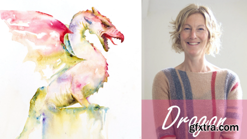 Dragon. A Free-Flow Watercolour Masterclass with Jane Davies