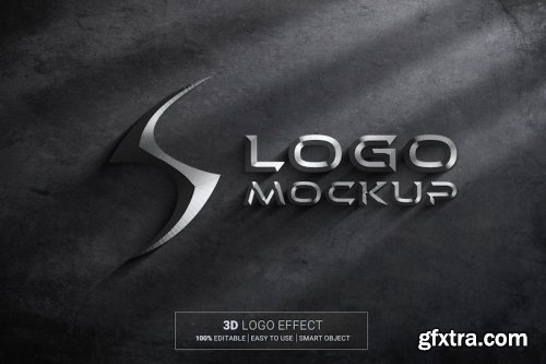 3D Logo Mockup Collection 14xPSD