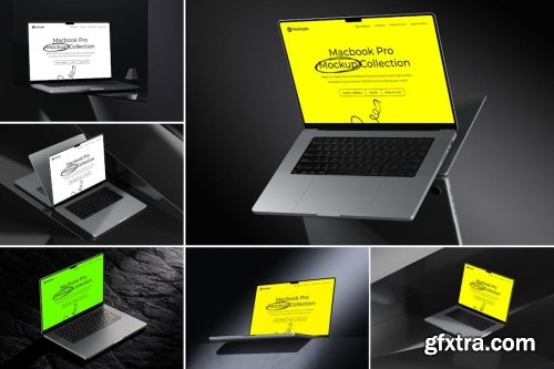 Laptop Mockup Collection 10xPSD