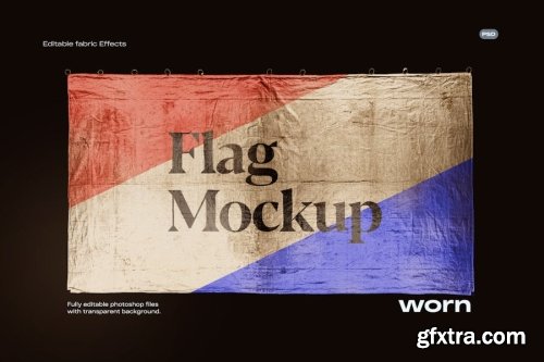 Flag Mockup Collection 11xPSD