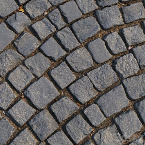 Material of radial paving slabs 01