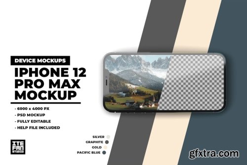 iPhone 15 Pro Max Mockup Collection 9xPSD