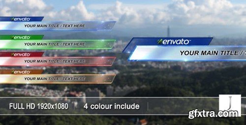 Videohive Glass Lower Thirds 529408