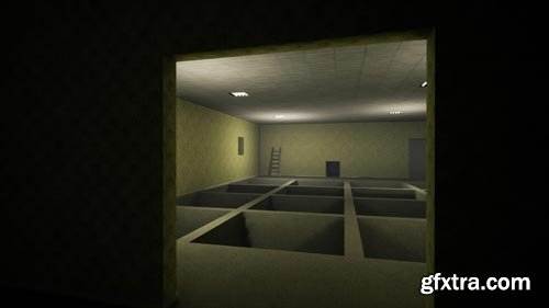 UnrealEngine - The Backroom 5 Modular levels 1