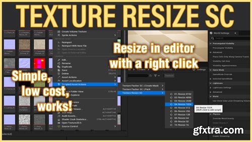 UnrealEngine - Texture Resize SC