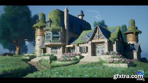 UnrealEngine - Stylized Azure Hillside - UE5 ( Azure , Hillside , Hill , Stylised )