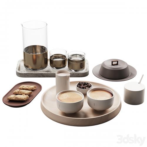 432 eat and drinks decor set 10 coffee & water carafe kit serving 01