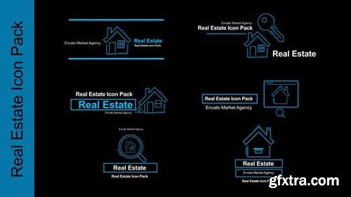 Videohive Real Estate Icon Pack 52079346