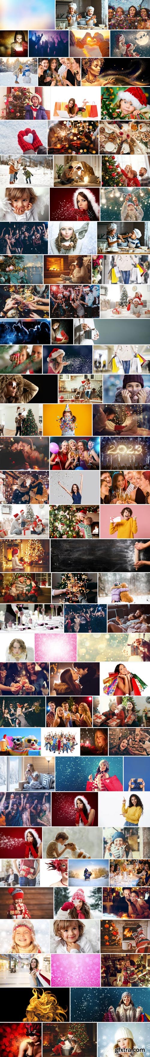 Amazing Photos, Christmas Girls 100xJPEG