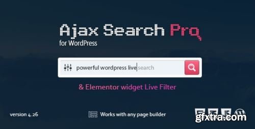 CodeCanyon - Ajax Search Pro - Live WordPress Search & Filter Plugin v4.26.10 - 3357410 - Nulled