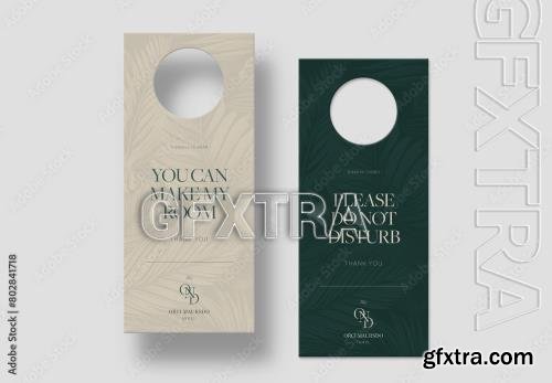 Door Hanger Layout 802841718