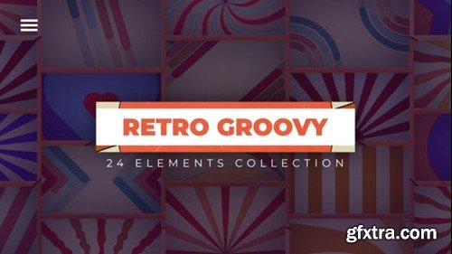 Videohive 24 Retro Groovy Backgrounds 52082052