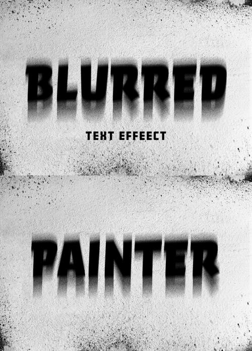 Blurred Text Effect