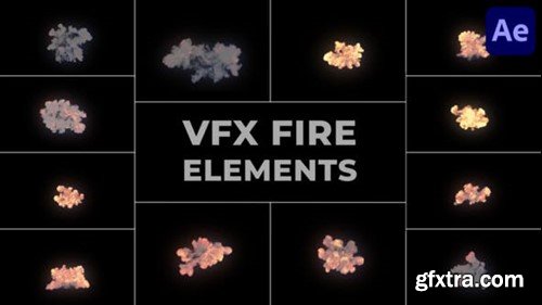 Videohive VFX Fire Elements for After Effects 52105946
