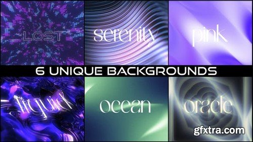 Videohive 6 Unique Backgrounds 52108928