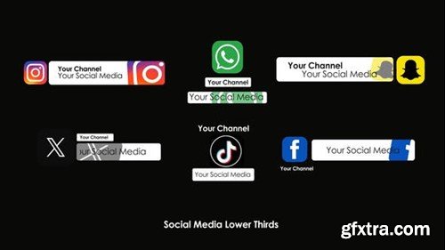 Videohive Social Media Lower Thirds 52114651