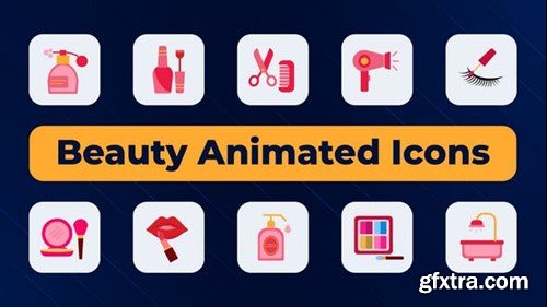 Videohive Beauty Animated Icons 52121141