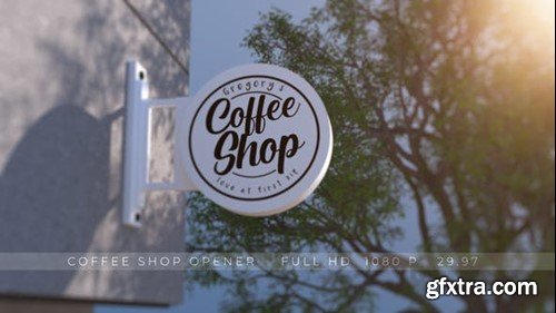 Videohive The Coffee Shop Opener 52108033