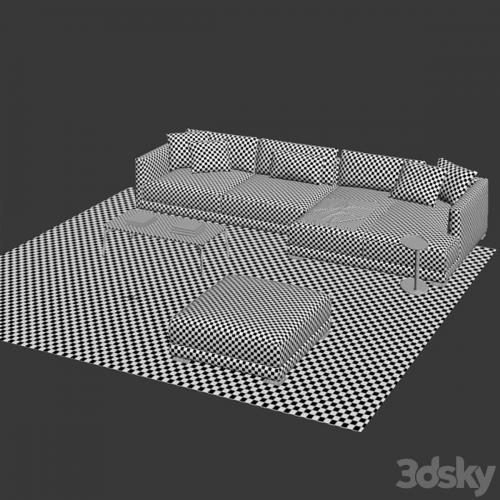 Poliform Bristol sofa composition