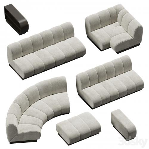 Collection of sofas Biscuit Sectional from Vladimir Kagan