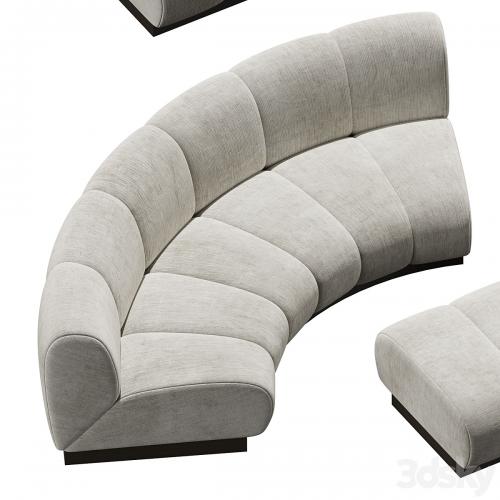 Collection of sofas Biscuit Sectional from Vladimir Kagan
