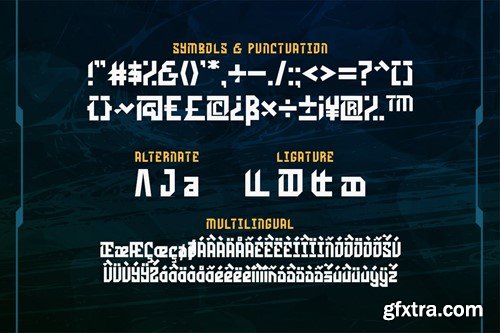 Hallister - A Cyberpunk Display Font VJHT7G9