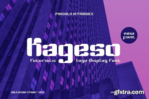 Kageso - Futiristic Font JZBNTDP