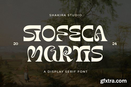 Siofeca Martis - Display Serif Font ECS23G9