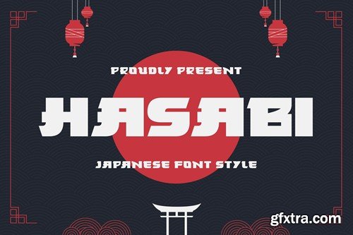 Hasabi - Japanese Font Style 46B8NDG