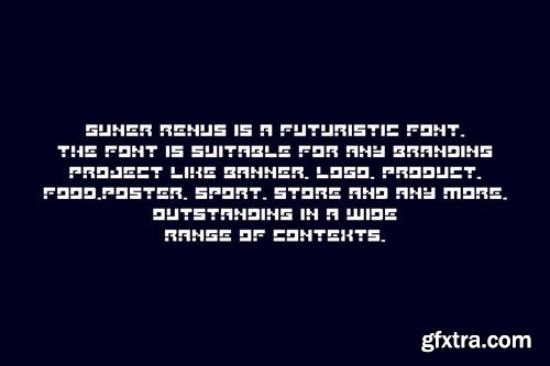 Guner Renus - Tech & Futuristic Font 2EJCL34 Guner Renus - Tech & Futuristic Font 2EJCL34