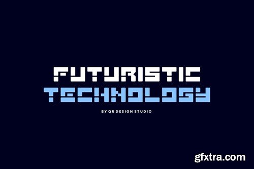 Guner Renus - Tech & Futuristic Font 2EJCL34 Guner Renus - Tech & Futuristic Font 2EJCL34