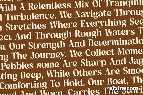 Golden Sands Modern Serif Font 9A4A9S7