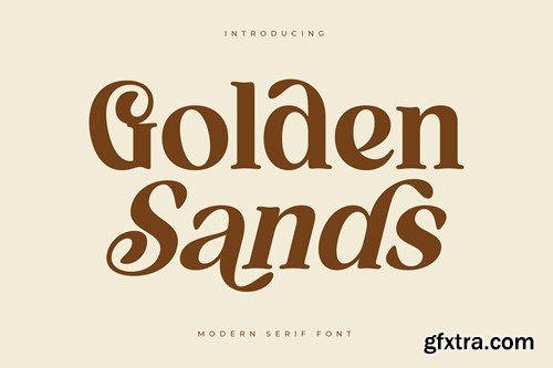 Golden Sands Modern Serif Font 9A4A9S7
