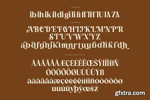 Golden Sands Modern Serif Font 9A4A9S7