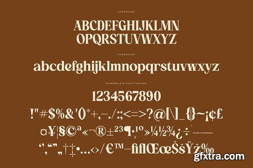 Golden Sands Modern Serif Font 9A4A9S7