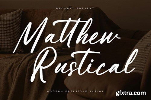 Matthew Rustical Modern Freestyle Script LTSXHQ3