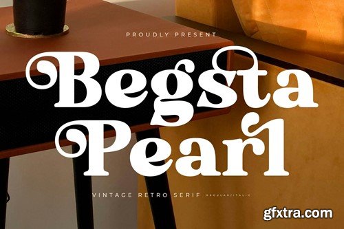 Begsta Pearl Vintage Retro Serif XHZAFE8