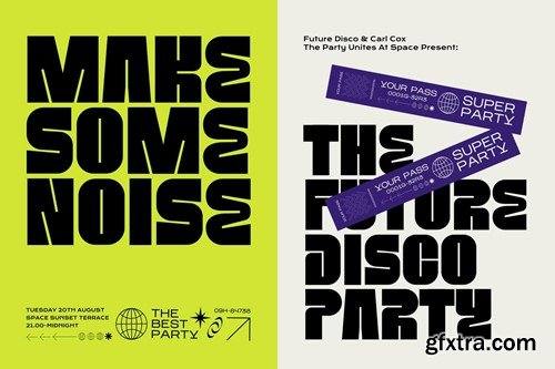 Morse Cyeon - Unique Bold Display Font 47V2FVR